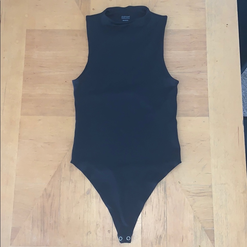 Girlfriend Collective turtleneck Flex bodysuit